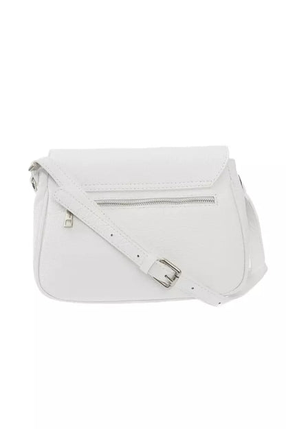 White Leather Women Crossbody Bag