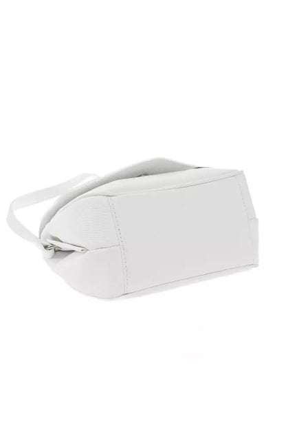 White Leather Women Crossbody Bag