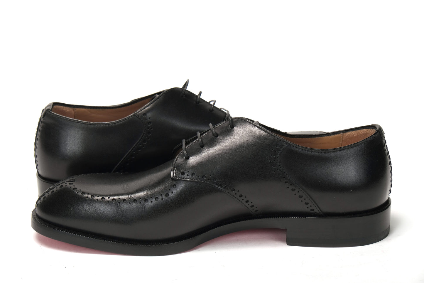 Black A Mon Homme Flat Calf Shoes