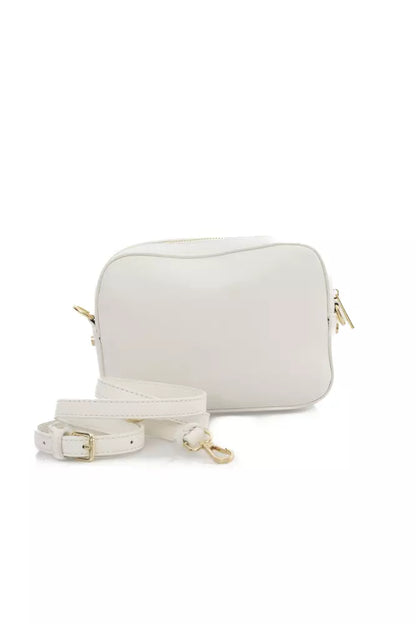 White Polyethylene Women Shoulder Bag