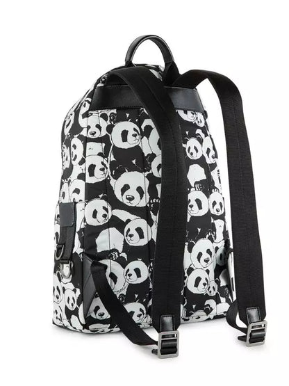 Sleek Monochrome Designer Backpack