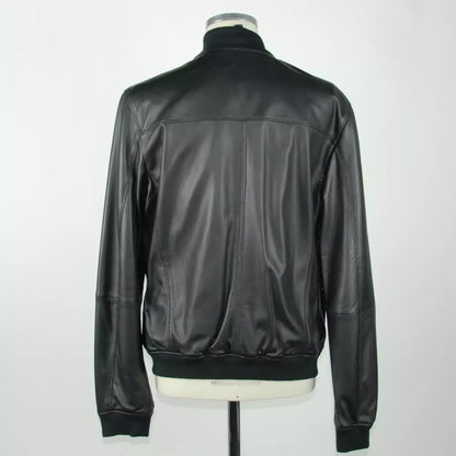 Elegant Black Leather Jacket