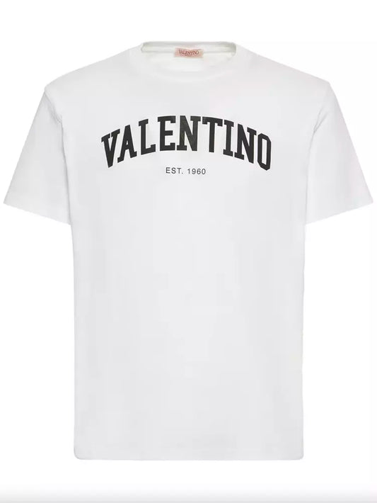 Camiseta de algodón blanca