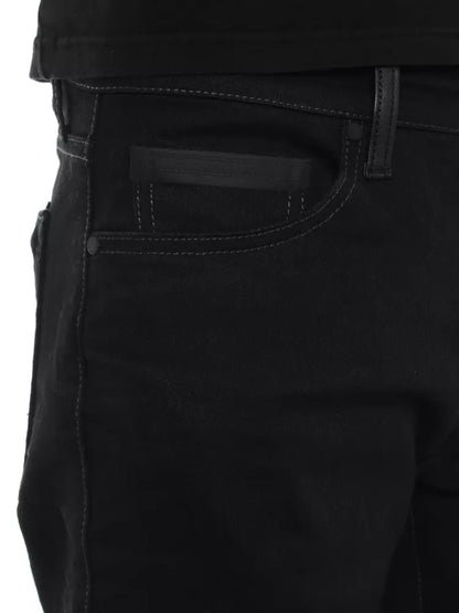 Sleek Black Skinny Jeans with Signature Detailing