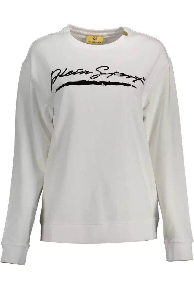 White Cotton Women Sweater