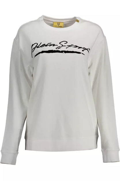 White Cotton Women Sweater