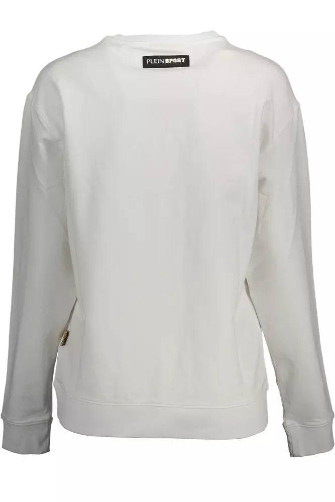 White Cotton Women Sweater