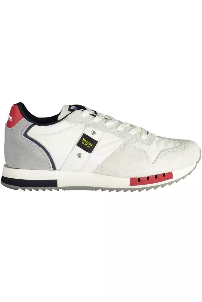 White Leather Men Sneaker