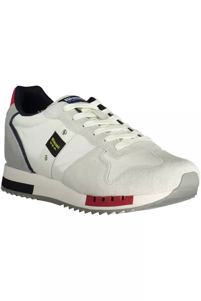 White Leather Men Sneaker