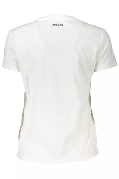 White Cotton Women Top