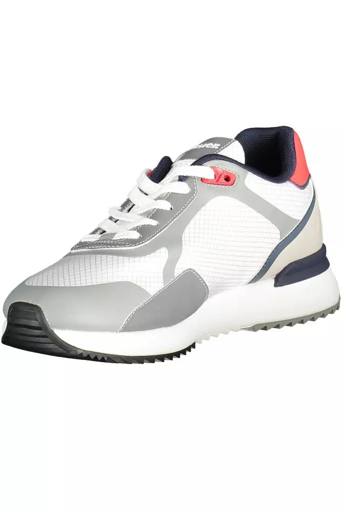 White Leather Mens Sneaker