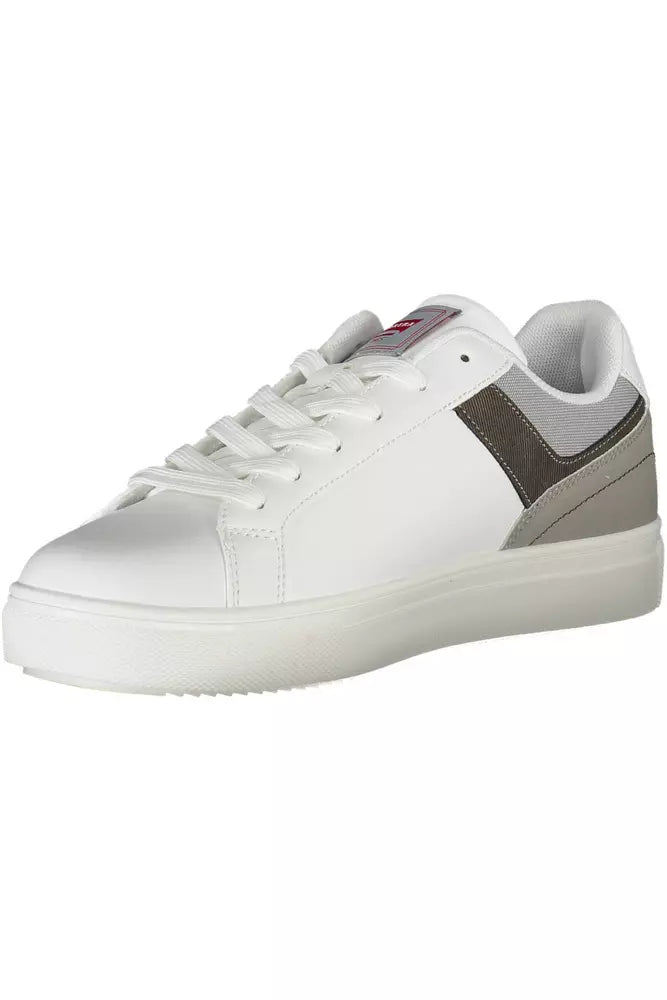 White Eco Leather Men Sneaker