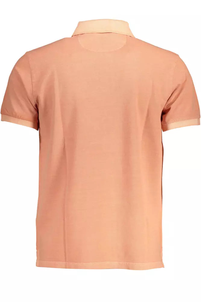 Pink Cotton Men Polo