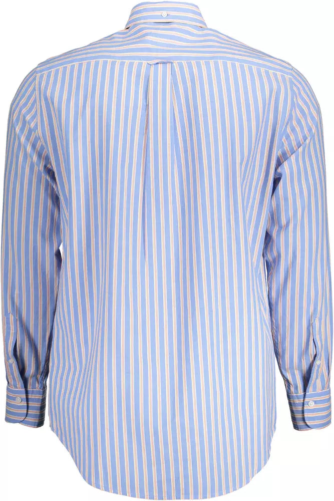 Light Blue Cotton Men Shirt