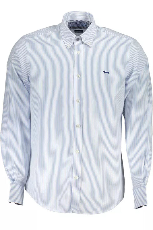 White Cotton Men Shirt