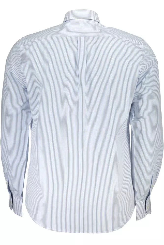 White Cotton Men Shirt