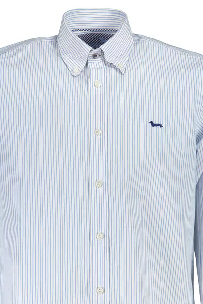 White Cotton Men Shirt