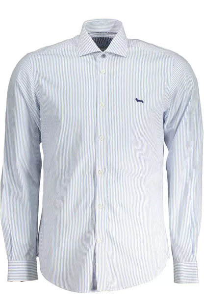 White Cotton Men Shirt