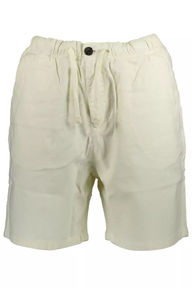 White Cotton Men Short