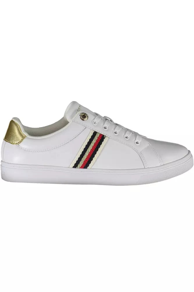 White Leather Women Sneaker