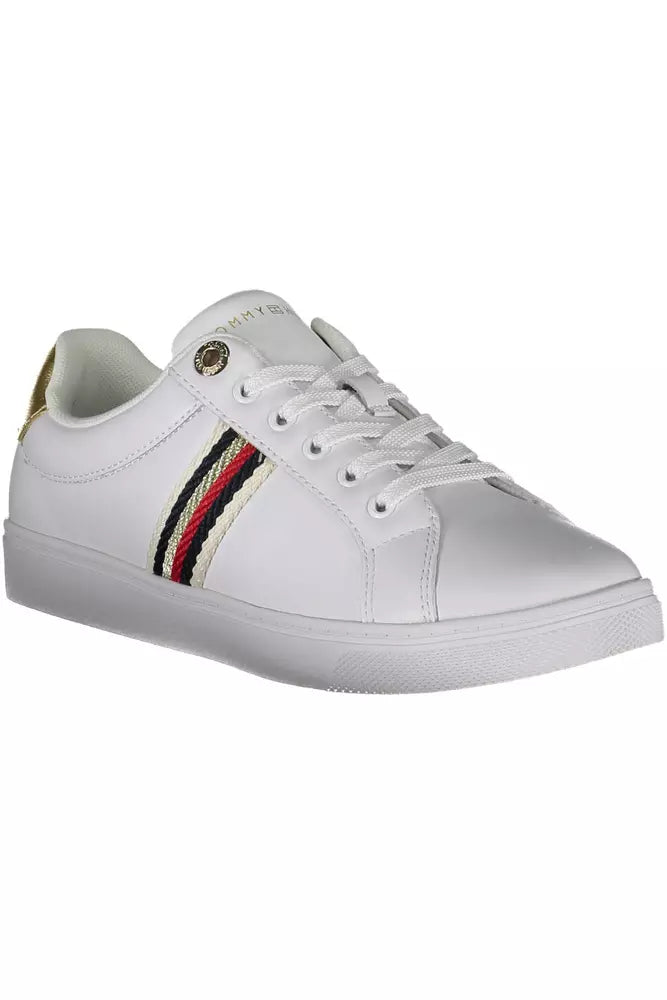 White Leather Women Sneaker