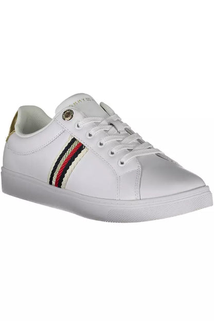 White Leather Women Sneaker