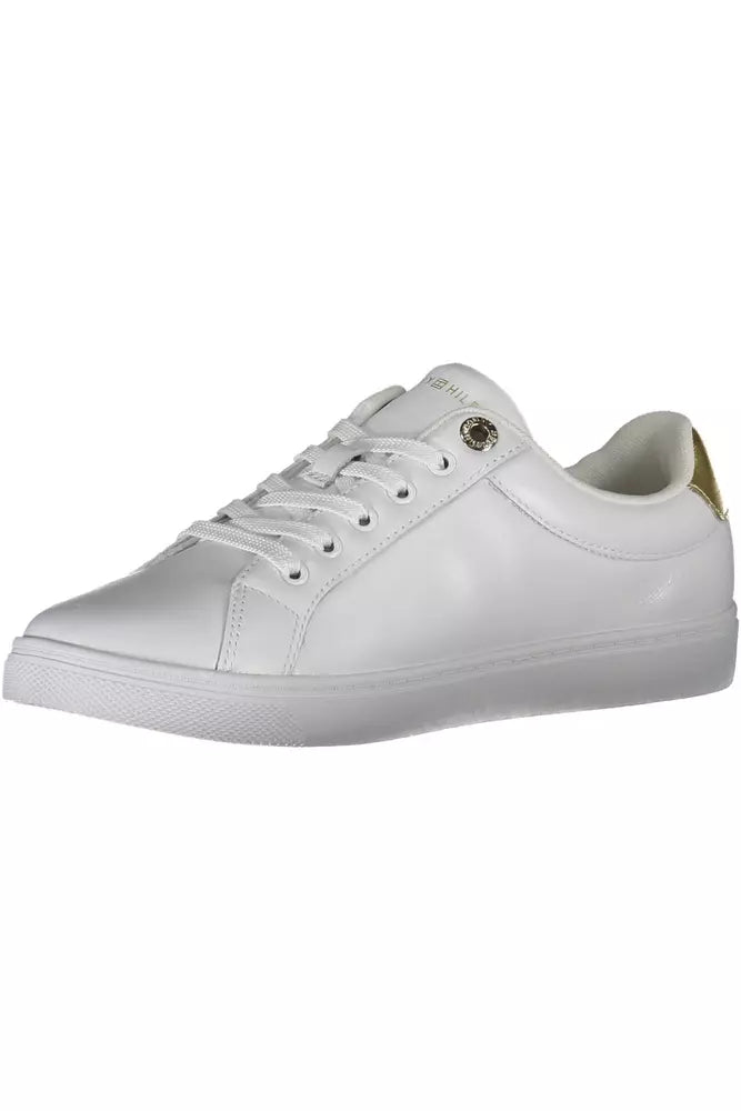 White Leather Women Sneaker