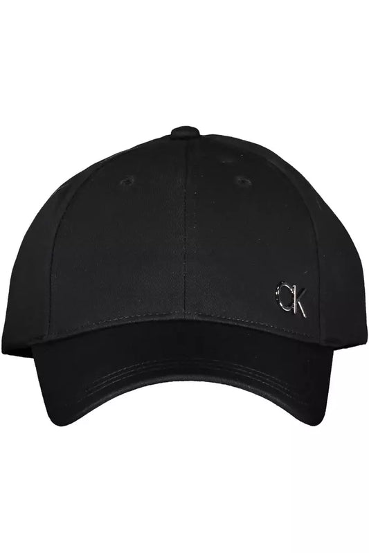 Black Cotton Men Cap