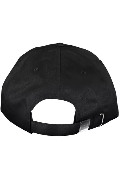 Black Cotton Men Cap