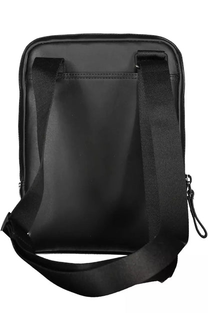 Black Leather Men Shoulder Bag