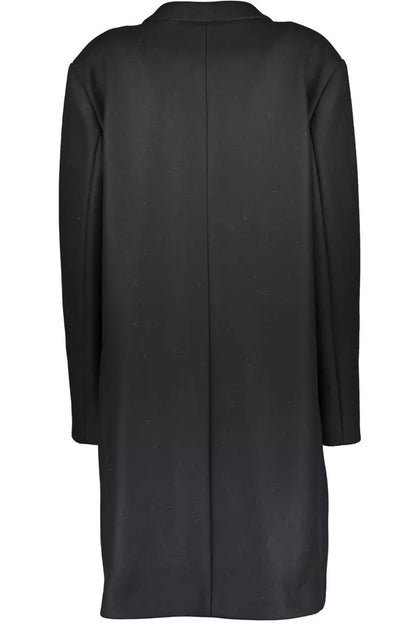 Black Wool Women Coat