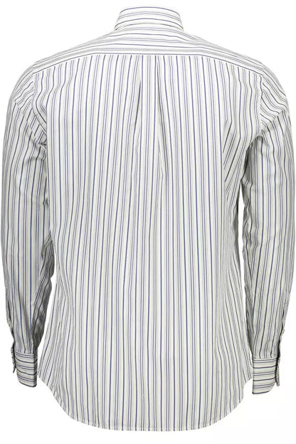 White Cotton Men Shirt