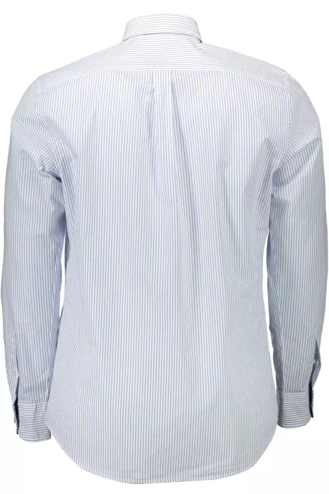 White Cotton Men Shirt