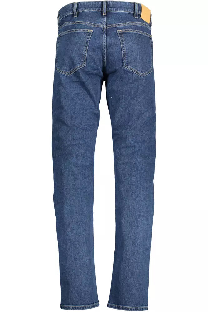 Blue Cotton Men Jeans