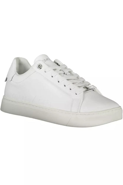 White Leather Women Sneaker