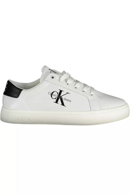 White Leather Women Sneaker