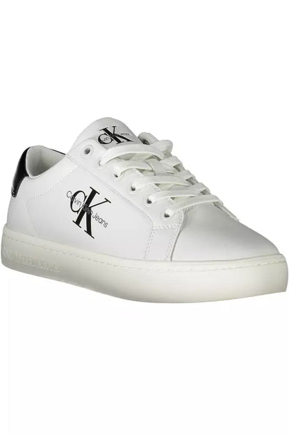 White Leather Women Sneaker