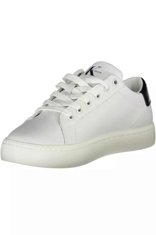 White Leather Women Sneaker