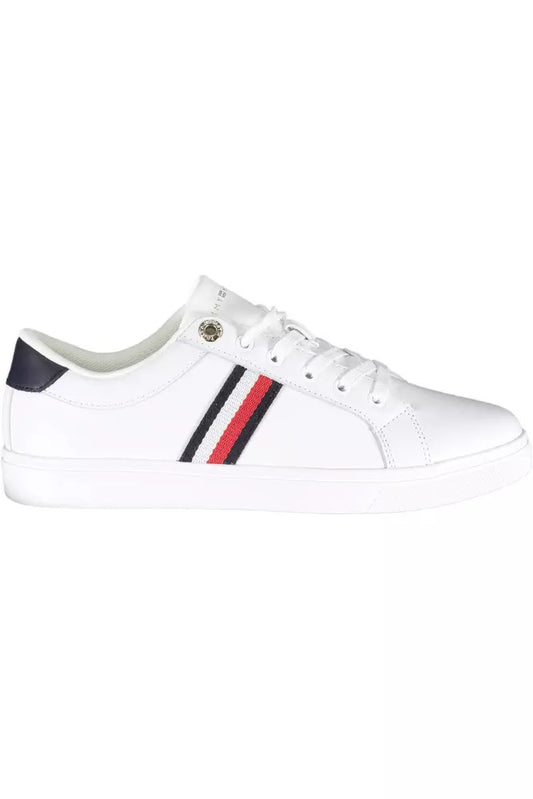 White Leather Women Sneaker