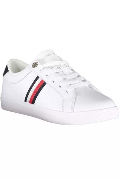 White Leather Women Sneaker