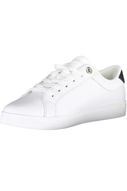 White Leather Women Sneaker