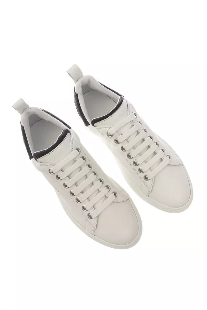 White Leather Men Sneaker