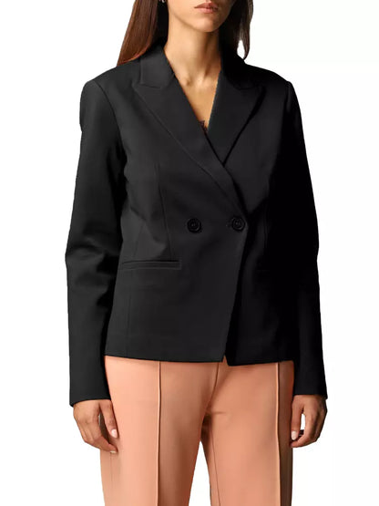 Elegant Viscose Blend Blazer Jacket