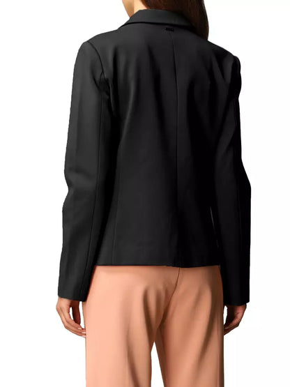 Elegant Viscose Blend Blazer Jacket