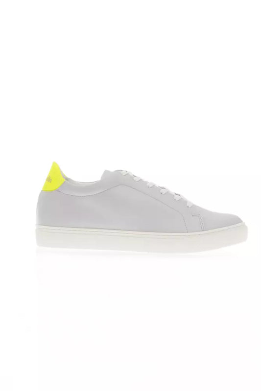 White Leather Men Sneaker