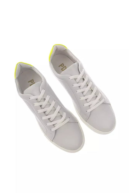 White Leather Men Sneaker