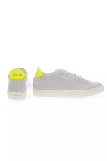 White Leather Men Sneaker