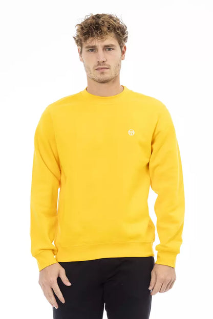 Pull en coton jaune