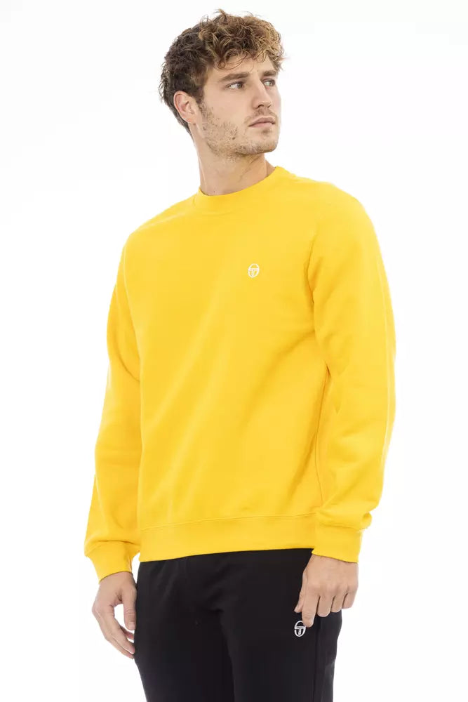 Pull en coton jaune