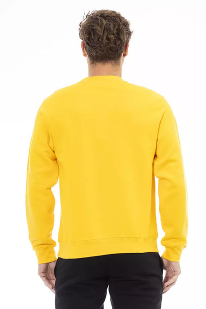 Pull en coton jaune